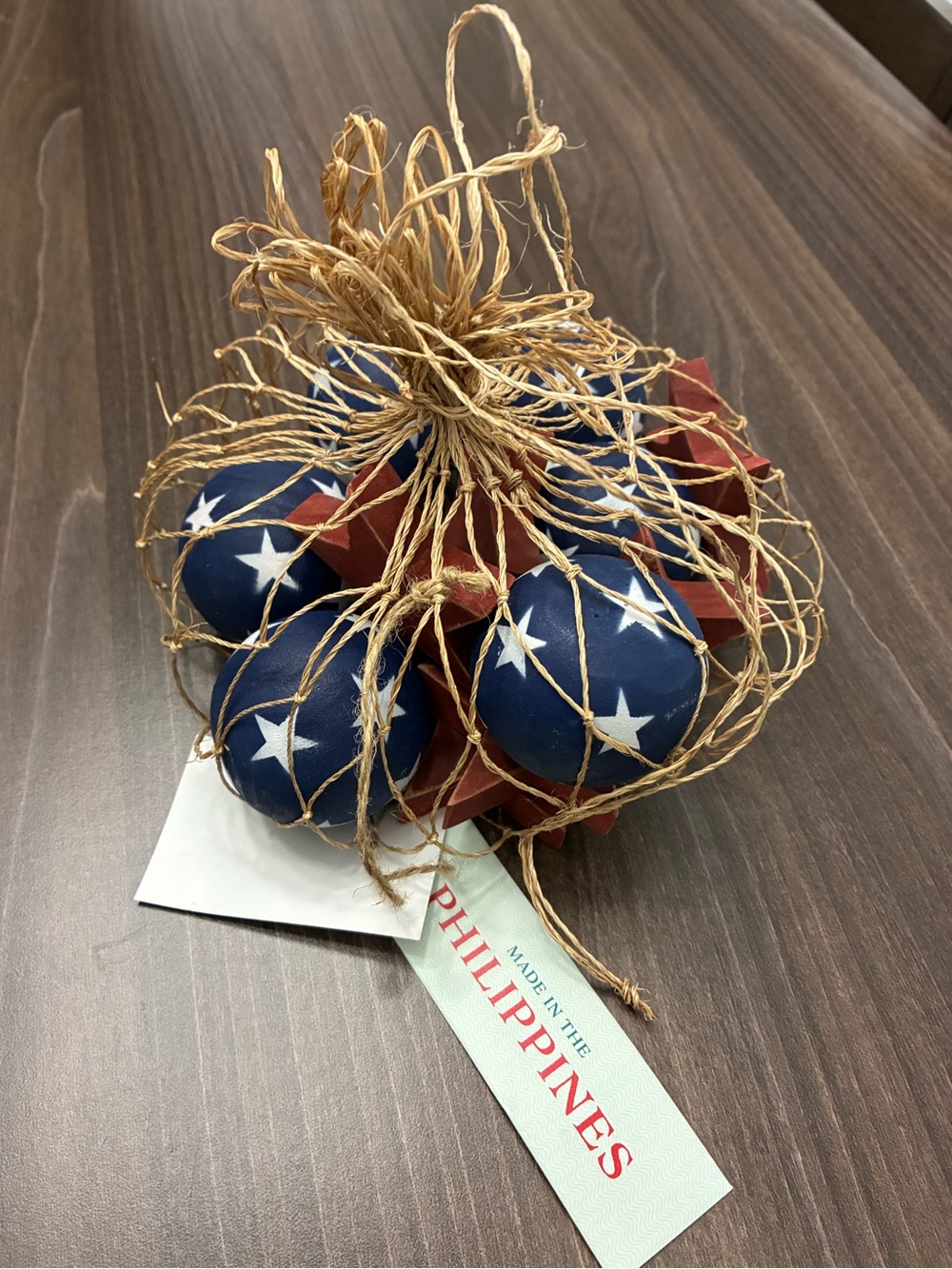 Patriotic Blue Star Holiday Ornament Bundle by